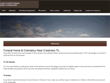 Tablet Screenshot of clary-glenn.com